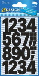 Avery Zweckform Matrica, számok, 0-9, AVERY ZWECKFORM, fekete, 28 matrica/csomag (AY3785)