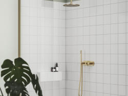 RAVAK Falba süllyesztett csaptelep, Ravak Espirit szettel, kétutas, Gold Brushed X070611 - zuhanykabin