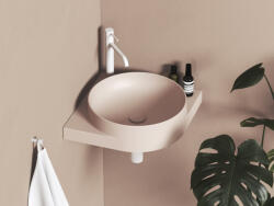 RAVAK Mosdó, Yard 45 C kerámiamosdó Alabaster Pink XJX0G245000 - zuhanykabin