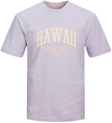 JACK & JONES Jack Jones Férfi Póló, 12268441, Pamut, S INTL, Lila (0000304800535_S)