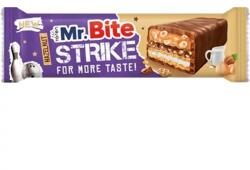 Mr. Bite Strike tejcsokoládéval bevont ostya szelet mogyorókrémmel 40g (100009536)