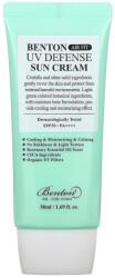Benton Cosmetic Napozó krém arcra, Sun Cream SPF50+ nyugtató hatású, fehér foltok nélkül, Benton, 50ml