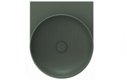 RAVAK Mosdó, Ravak Yard 40 kerámiamosdó Grey Green, túlfolyó furat nélkül XJX08040000 - zuhanykabin