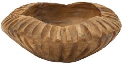 Mauro Ferretti Tálalótálca, Mauro Ferretti, teakfa, barna, kerek forma, 19x8cm (1607640003)