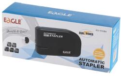 EAGLE Tűzőgép elektromos 20lap, 24/6 elemmel és adapterrel is működtethető fekete EG1610 + adapterrel Eagle (EG610E)