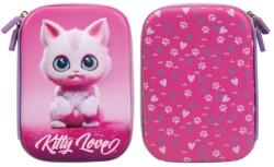 Daemi Felszerelés nélküli 3D tolltartó, KITTY LOVE, 22.5x15.5x5.2 cm (ROB-SC3016)