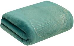 Eurofirany Ginko1 plüss takaró Türkiz 150x200 cm (HS380872)