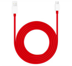 OnePlus SUPERVOOC adatkábel (USB - Type-C, 10A, gyorstöltő, 150cm, törésgátló) PIROS (OPCABTYPEAC150) (OPCABTYPEAC150) - aqua