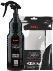 ADBL Leather Cleaner 1L & Scrub Bar - Bőrtisztító csomag