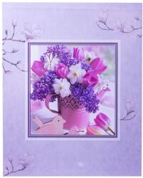 Daemi Fényképalbum, 400 fénykép, 10x15 cm, Virágok, lila (ROB-9601-400-310161129)