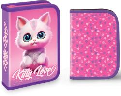 Daemi Beépített tolltartó, 1 cipzárral, 2 toldóhüvelylel, 32 darabos, KITTY LOVE (ROB-SC2898)