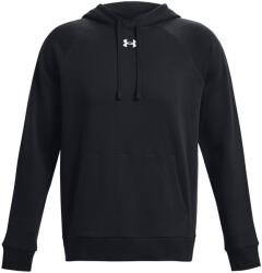 Under Armour Férfi sportos cipzár nélküli pulcsi Under Armour RIVAL FLEECE HOODIE fekete 1379757-001 - L