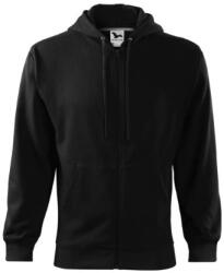 MALFINI Férfi szabadidős cipzár nélküli pulcsi Malfini TRENDY ZIPPER 410 fekete MLF-410-01 - M