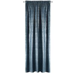 Eurofirany Cypr bársony sötétítő függöny Sötétkék/ezüst 140x270 cm (HS373078)