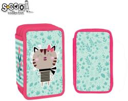 Daemi Beépített tolltartó, 3 cipzár, 38 darab, Cat, Daemi (ROB-YL115)