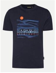 Napapijri Férfi póló, Napapijri, 305102744, pamut, S INTL, kék (0000305102744_S)