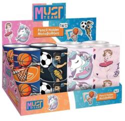 Luna 8737558 Luna: Must Team fém hengeres írószertartó többféle változatban 10x11cm 1db