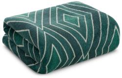 Eurofirany Ágytakaró GEO 150x200 Design91 zöld geometrikus motívumokkal (HS439844)