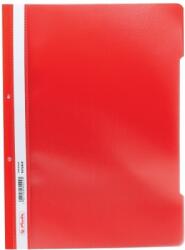 Herlitz Dosar sina A4 PP, perforat rosu, Herlitz HZ9496040