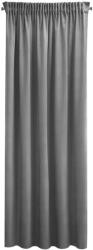 Eurofirany Dekoratív függöny szalaggal, SIBEL 140x270 cm, Acél (378072)