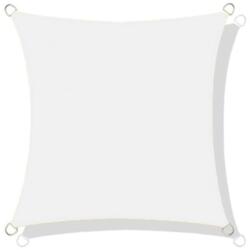  Napellenző vitorla, vízálló nejlon, 5x5 m, fehér