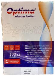 Optima Etichete autoadezive OPTIMA 1/A4, 210x297mm, 100 coli/top (OP-401210297)