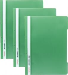 Herlitz Dosar sina A4 PP, perforat verde pal, Herlitz, 50 buc/set HZ9495980/50