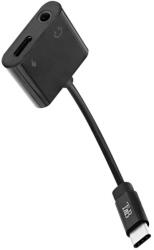 T'nB Адаптер tnb adausbcjac, usb-c(м) към usb-c(ж)/aux(ж), черен (adausbcjac)