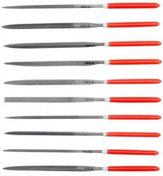 TOYA Tűreszelő készlet, 5×180 mm, 10 db