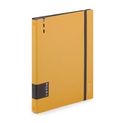 VERDE A4 4 gyűrűs 3x30 vegyes lappal sárga gyűrűs mappa (2-704) - officedepot