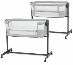 KinderKraft babaöböl és babaágy 2in1 Neste Up2 világosszürke - pepita