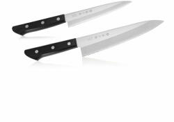TOJIRO Комплект ножове Tojiro Basic TBS-210, 2 части, VG-10 стомана, черен (TBS-210)