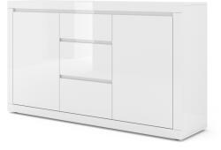 BIM Furniture Шкаф Bello Bianco 3, бял (BELLOBIANCO3)