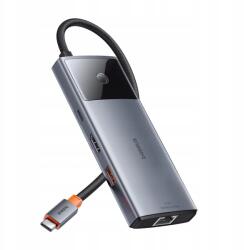 Baseus Usb Hub 6in1 Baseus Metal Gleam Series II Usb-a/usb-c/usb-c PD/HDMI/RJ45 c (B00061802813-00)