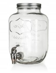 Perfect Home 4000 ml-es üvegpalack csappal, fém kupakkal