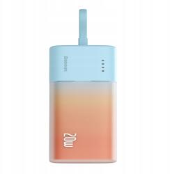 Baseus Popsicle Powerbank 5200mAh 20W Lightning kábellel 60W/20V/3A/30cm Kék (6932172633097)