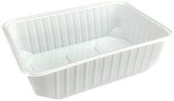 Csom 2001 Doboz szögletes alj PP 750 ml fehér 50 db/csomag (7711) (7711) - pcx