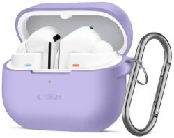 Tech-protect Калъф за Samsung Galaxy Buds 3 Pro/ 3 FE/ 3, Tech-Protect Silicone Case, Лилав (5906302333769)