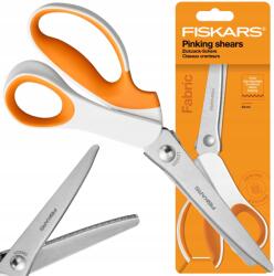 Fiskars Zig Zag olló, 24cm, rozsdamentes acél, cikk-cakkos penge, narancssárga (1070024)