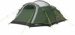 Outwell Earth 4 Plus Four Room Tunnel Tent for 4 Persons, Green | Outwell