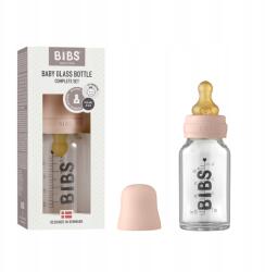 BIBS BPA-mentes kólika gátló üvegpalack 110ml Blush (5013244)