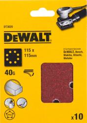 DEWALT Csiszolópapír 115 x 115 mm, P240, Tépőzáras (25 db) DT3035 (DT3035)