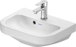 Duravit D-Code mosdótál 45x33.5 cm félkör alakú klasszikus fehér fényes 07484500002 (07484500002)