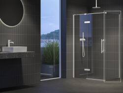 RAVAK Fix fal, Ravak COOL! COPS-80 fix oldalfal matt fehér+transparent X9VV40E00Z1