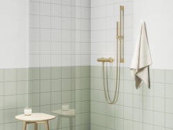 RAVAK Zuhany csaptelep, Ravak Espirit fali, zuhanyszett nélkül ES 032.60GLB, Gold Brushed X070604 - mozaikkeramia