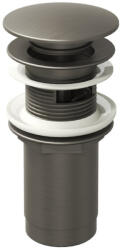 RAVAK Lefolyó, Ravak Mosdólefolyó ClickClack rendszerrel/fix Graphite Brushed X03048 - mozaikkeramia