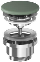 RAVAK Lefolyó, Ravak Flat mosdó lefolyó kerámia fedéllel, Grey Green X03070 - mozaikkeramia