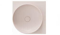 RAVAK Mosdó, Ravak Yard 45 C kerámiamosdó Alabaster Pink, túlfolyó furat nélkül XJX0G045000 - mozaikkeramia