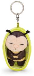 NICI breloc albină adormită 12 cm, coș verde, GREEN (OLP102061609)