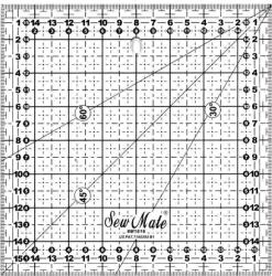 Texi Vonalzó 16 x 16 cm (TEXI 4066)